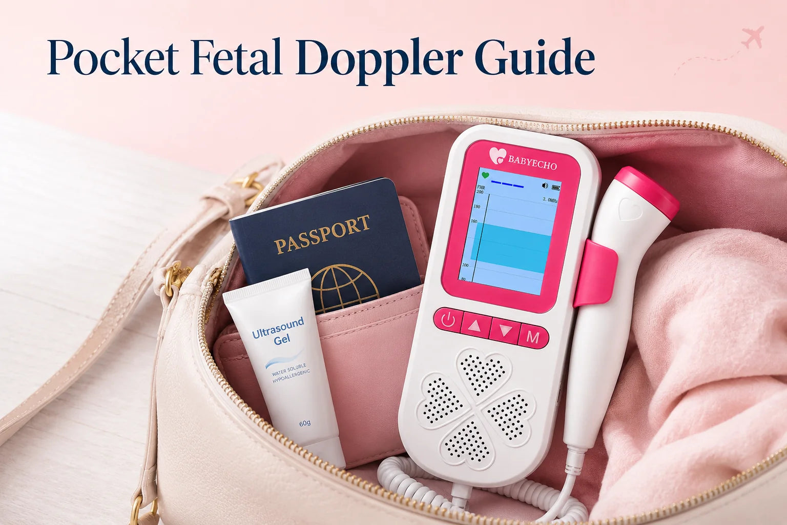 Pocket Fetal Doppler portable monitor guide cover image