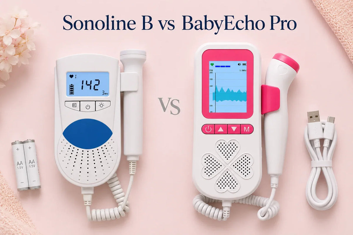 Sonoline B vs BabyEcho Pro fetal doppler comparison cover image