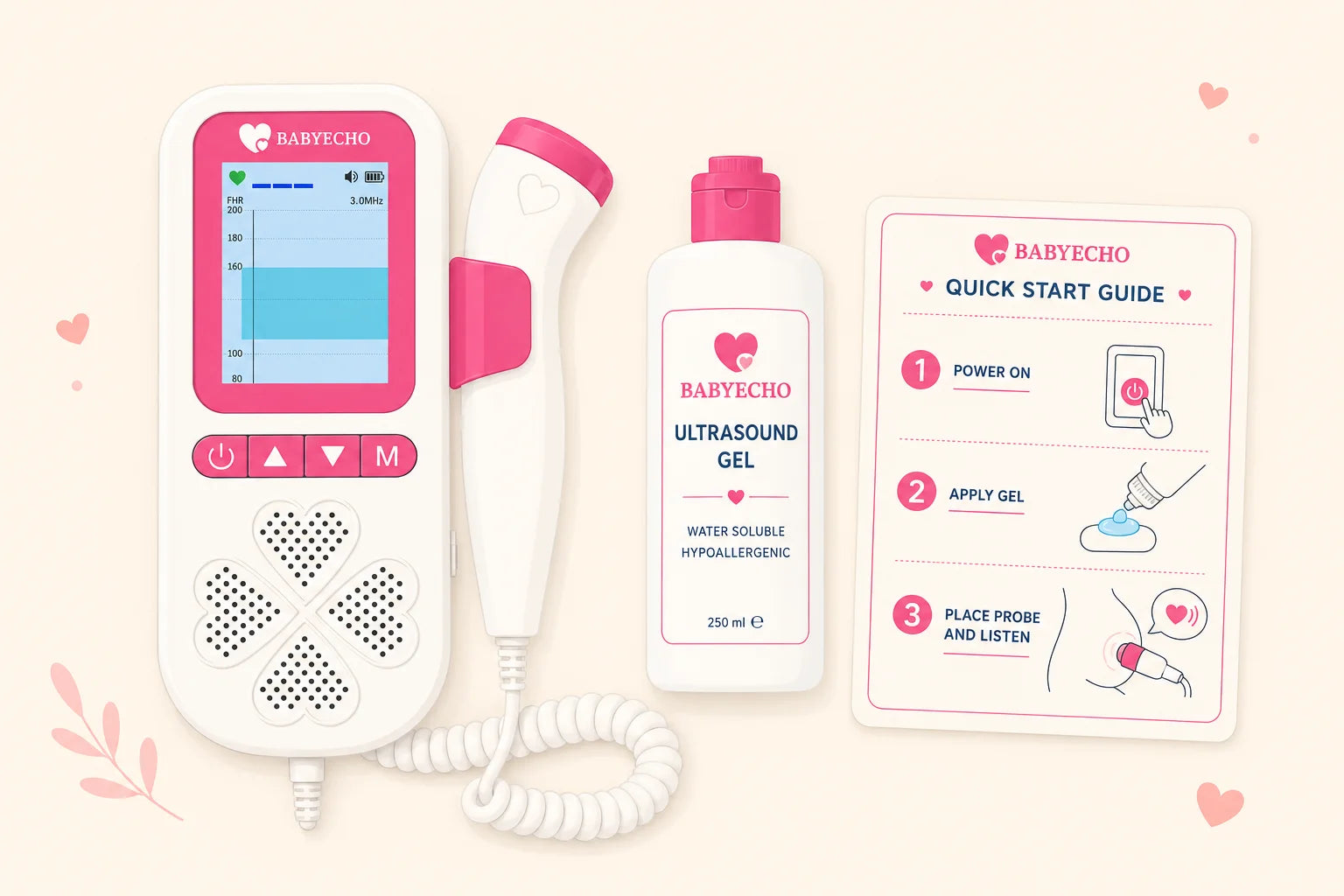 Home fetal doppler setup and first use guide