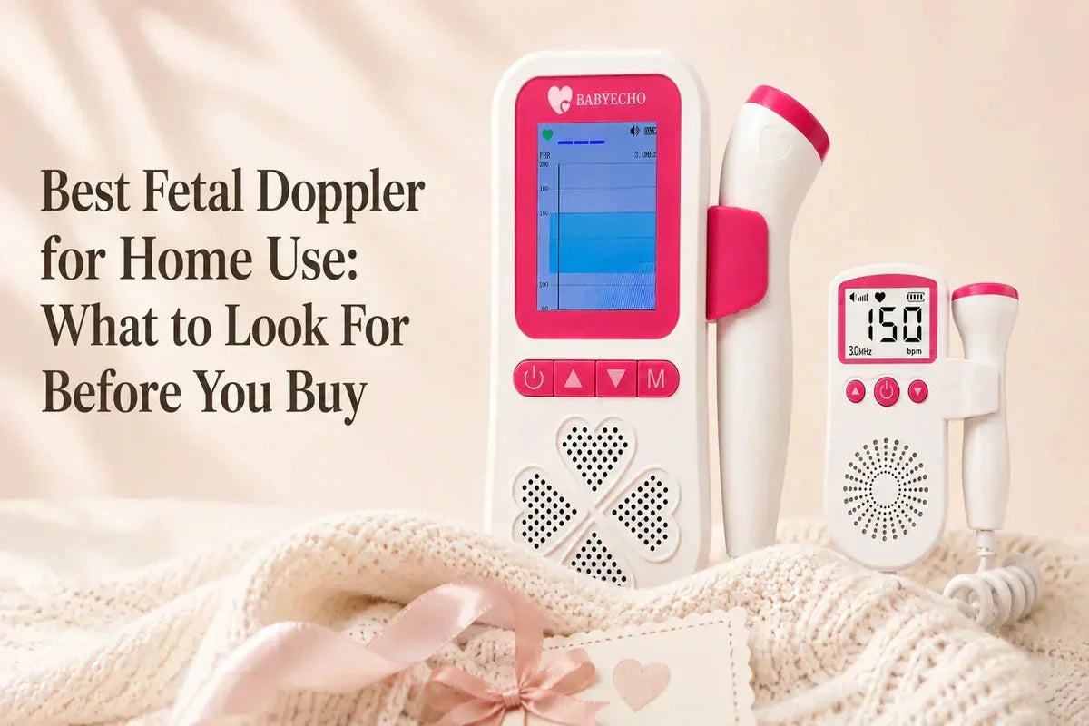 BabyEcho blog cover — Best Fetal Doppler for Home Use: What to Look For 