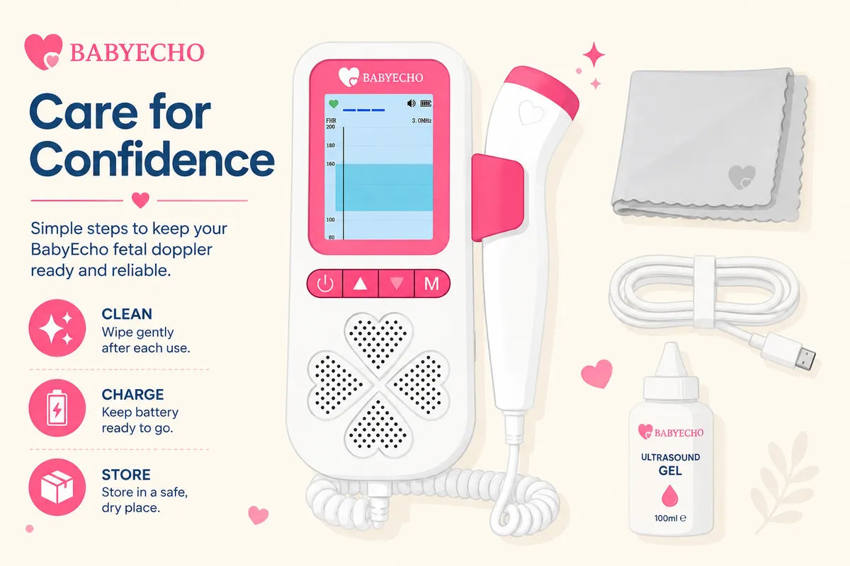 Fetal Doppler Maintenance: Cleaning, Battery, and Storage Tips