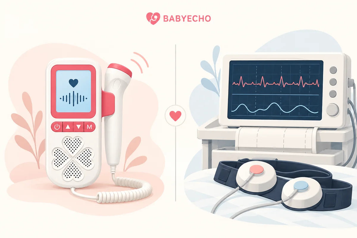 Handheld fetal Doppler compared with clinical electronic fetal monitoring equipment