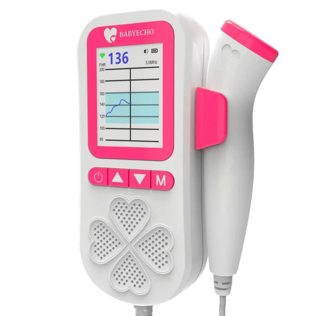 BabyEcho Fetal Doppler Pro with large color display